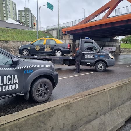 murió un taxista en la colectora general paz