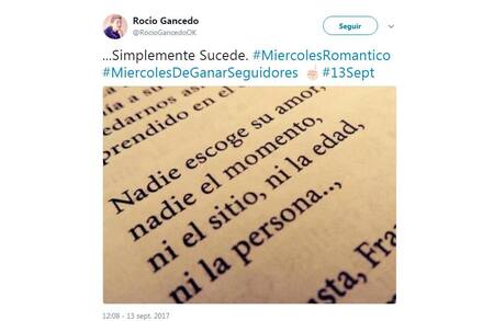 Rocío Gancedo - Twitter