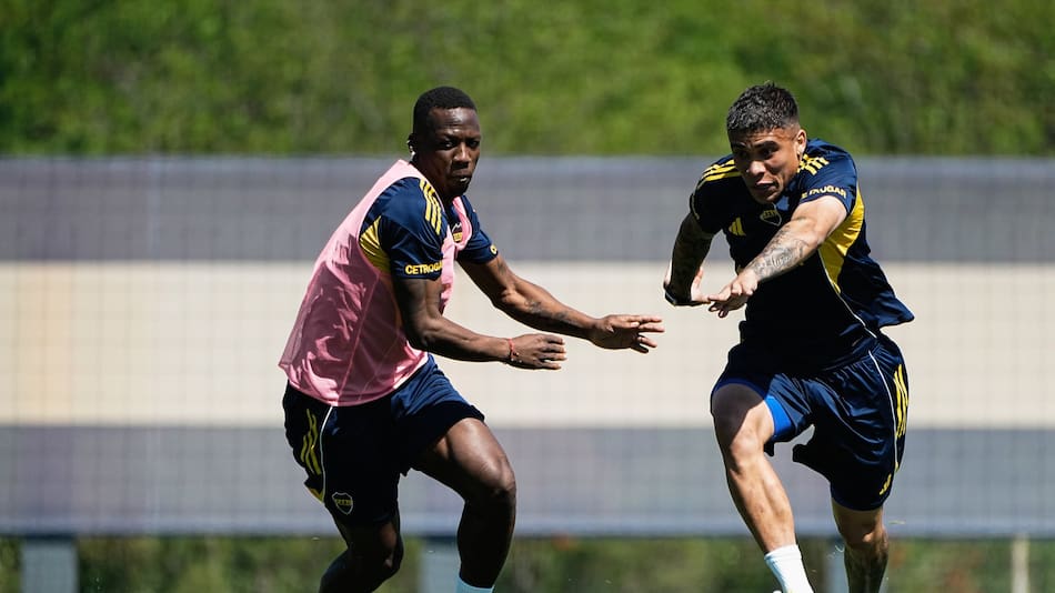 Entrenamiento de Boca Juniors.