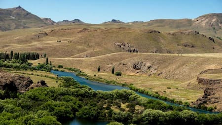 Villa Llanquín, Río Negro. Foto: Télam/Alejandra Bartoliche