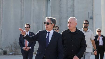 Antony Blinken y Yoav Gallant. Foto: Reuters