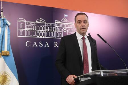 Manuel Adorni, vocero presidencial. Foto: Télam