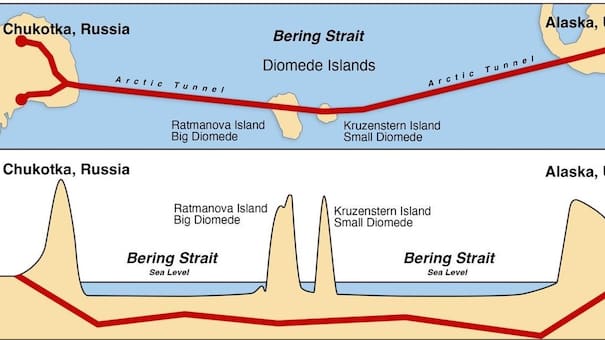¿Un túnel submarino entre EE.UU. y Rusia por el estrecho de Bering?: la idea de Putin, el interés de Trump y el enojo de Zelenski