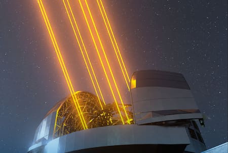 Telescopio Extremadamente Grande (ELT). Foto: European Southern Observatory