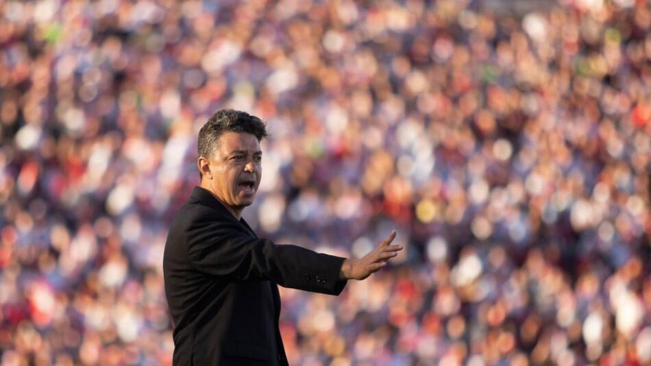 Marcelo Gallardo, director técnico. Foto: EFE