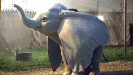 Se filtran imágenes de la película Dumbo dirigida por Tim Burton