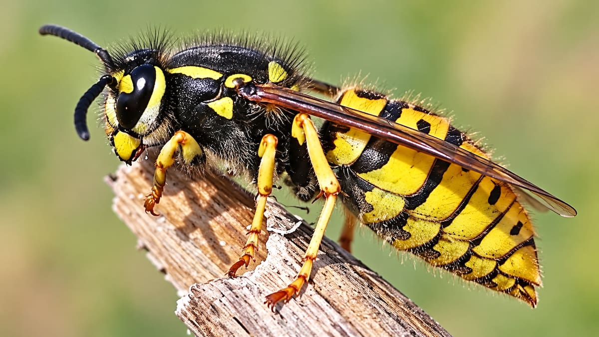 Avispa chaqueta amarilla