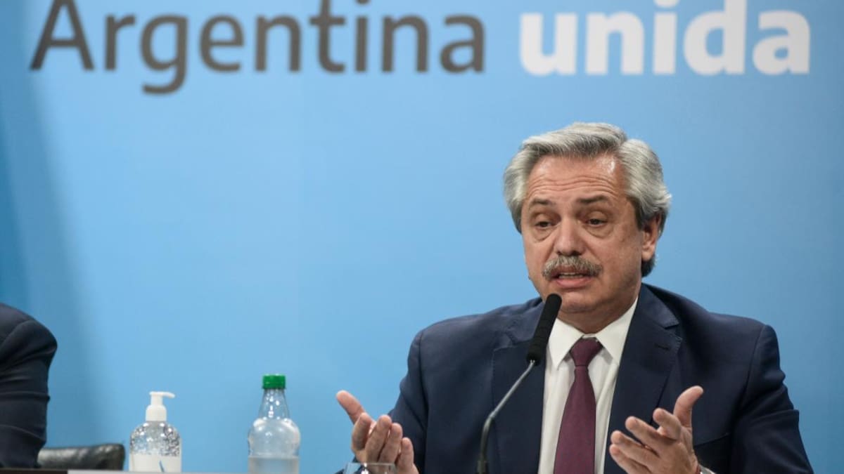 Alberto Fernández, presidente, Agencia NA