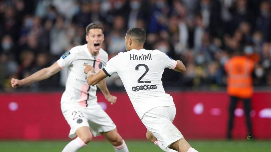 Festejo del PSG ante el Metz por la Liga 1, AGENCIA EFE