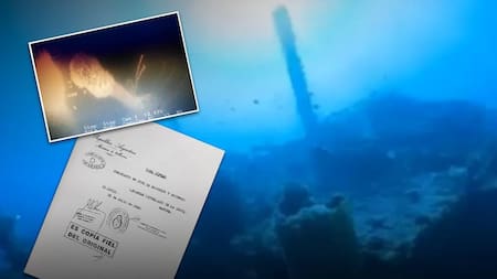 Submarino nazi en Necochea, foto Armada Argentina