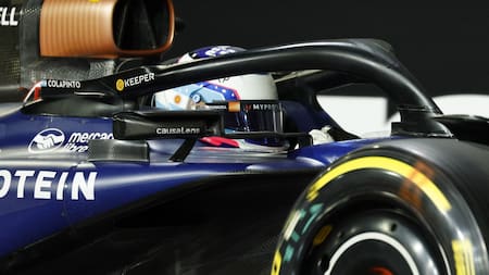 Franco Colapinto en el Gran Premio de Las Vegas de la Fórmula 1. Foto: Reuters.