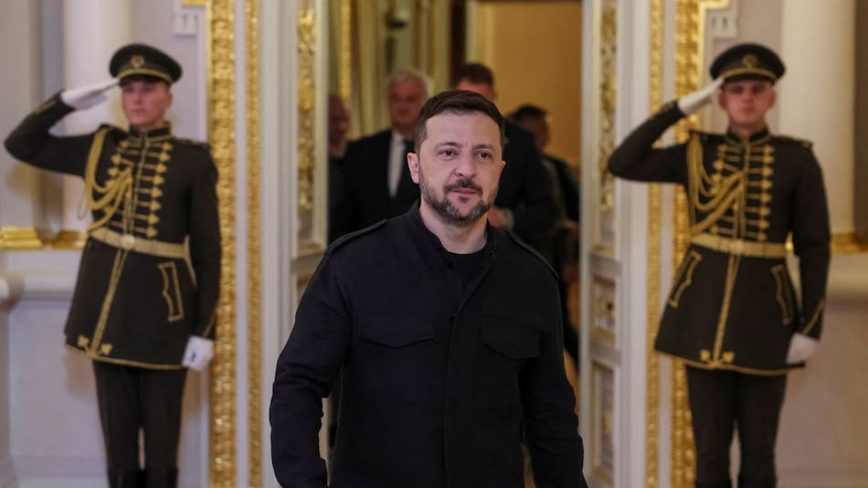 Volodimir Zelenski, presidente de Ucrania. Foto: REUTERS/Gleb Garanich.