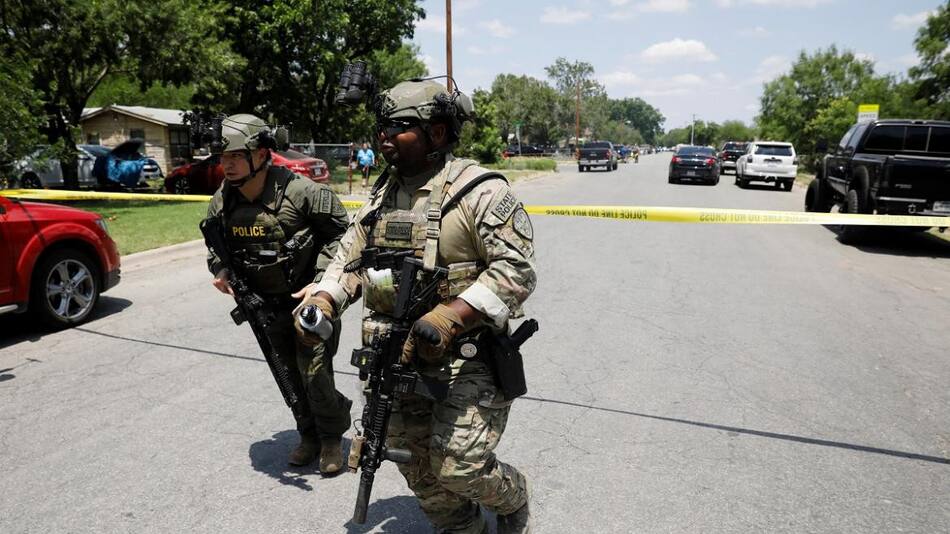 Tiroteo en Texas. Foto: Reuters.