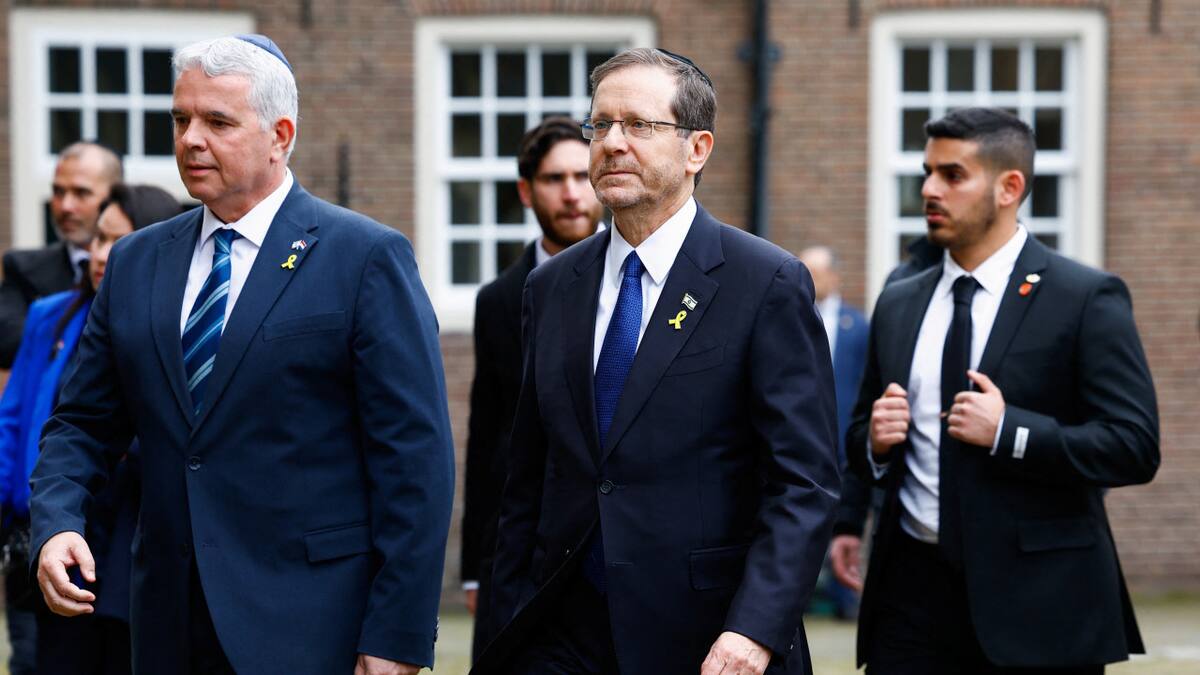 Isaac Herzog, presidente de Israel. Foto: REUTERS.