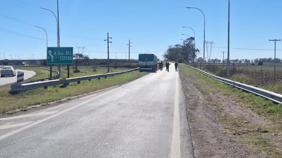 El lugar de la tragedia, en el cruce entre las rutas 9 y 60. Foto: Policía de Córdoba.