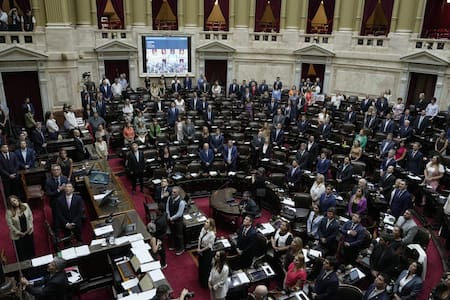 Sesión extraordinaria en la Cámara de Diputados
