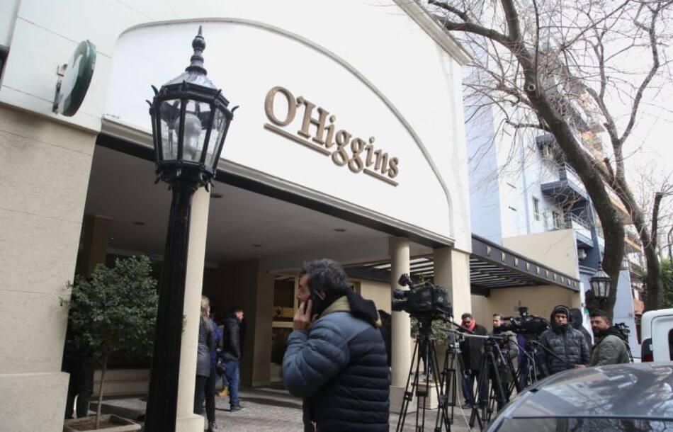 Lugar donde despidieron a Silvina Luna. Foto: NA.