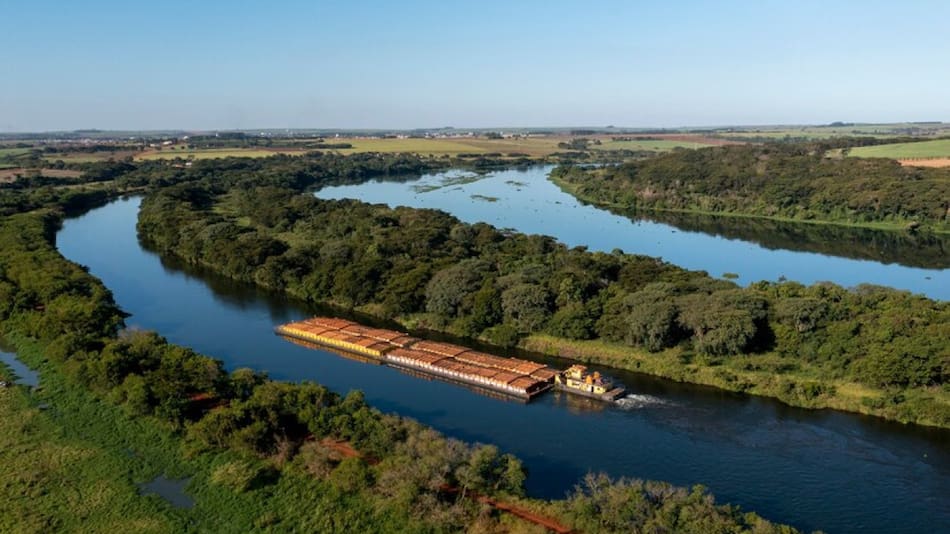 Hidrovía Paraguay-Paraná. Foto: Freepik.