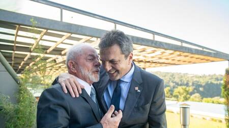 Sergio Massa y Lula en Cumbre del Mercosur. Foto: Ministerio de Economía.