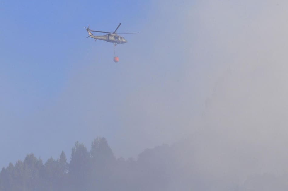 Incendios forestales en Colombia. Foto: EFE