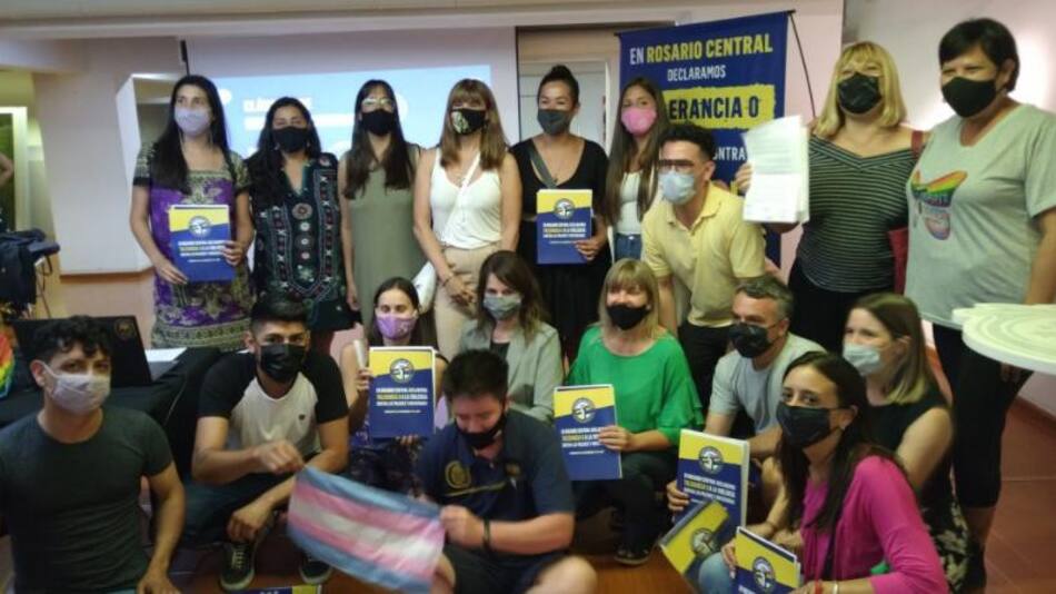 La participación trans en la planta de personal del club canalla, foto NA