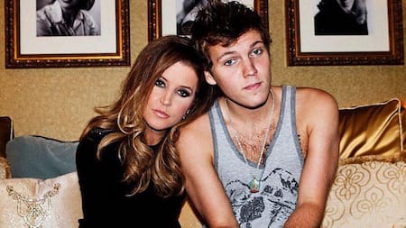 Benjamin Keough y Lisa Marie Presley