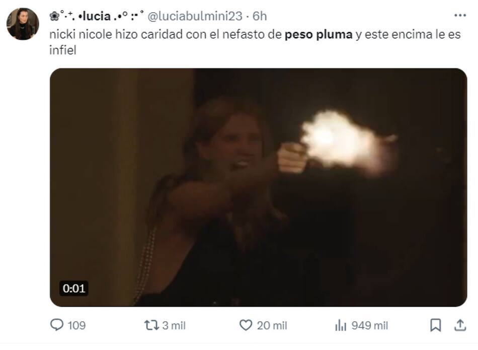 Memes tras el escándalo de Nicki Nicole y Peso Pluma. Fotos: X.