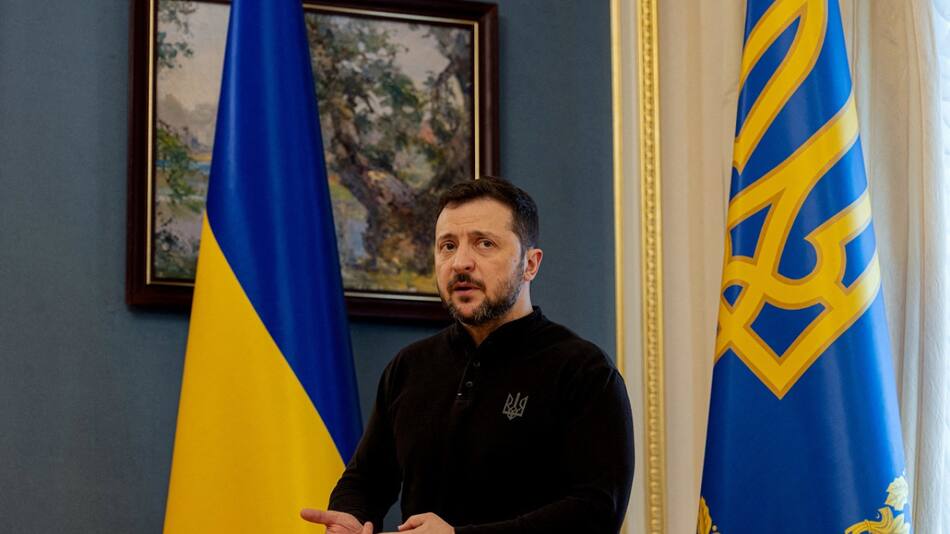 Volodímir Zelenski, presidente de Ucrania. Foto: Reuters (Anatolii Stepanov)