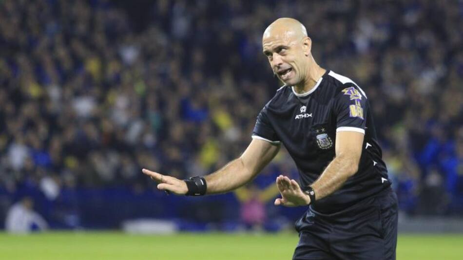 Jorge Baliño, árbitro. Foto: NA.