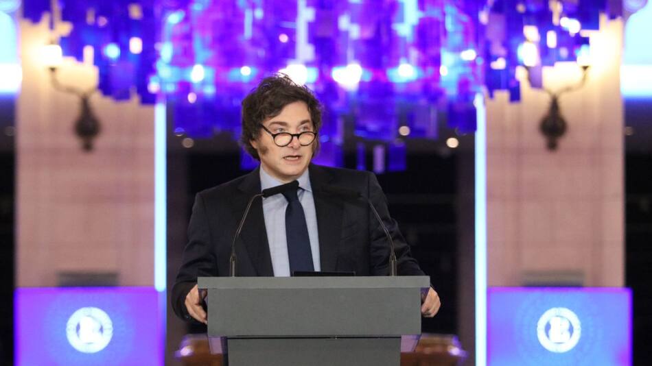 Javier Milei inauguró el Palacio Libertad.