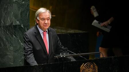 Secretario general de la ONU, António Guterres, NA
