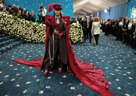 Teyana Taylor Met Gala 2025. Foto: Reuters/Mario Anzuoni.