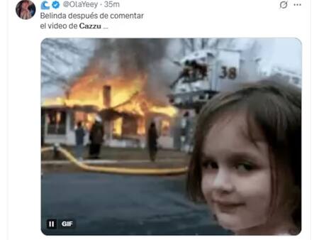 Los memes tras el lanzamiento de "Con otra", la canción de Cazzu. Foto: X.
