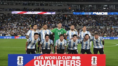 Formación de la Selección Argentina vs. Brasil. Foto: NA (Juan Foglia)