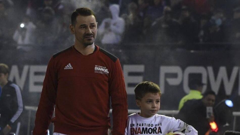 Partido despedida de Rodrigo Mora en el Monumental (Agencia NA)