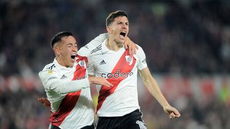 River, cada vez más cerca de coronarse en la Liga Profesional de Fútbol. Foto: Télam.