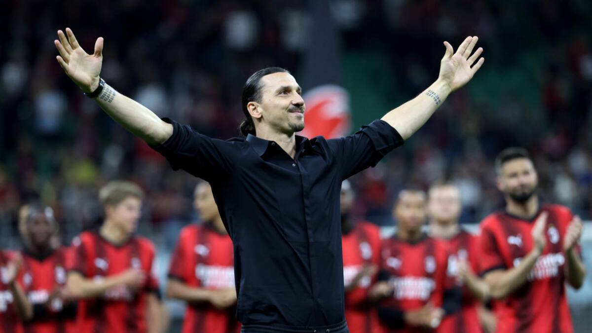 Zlatan Ibrahimovic anunció su retiro profesional del fútbol. Foto: EFE.