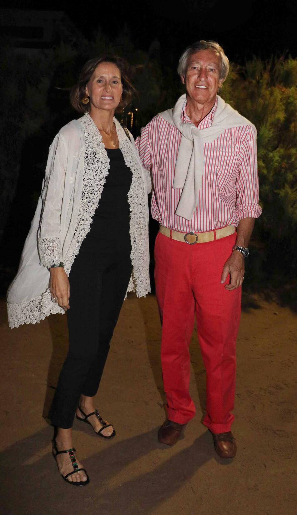 Fiesta de HSBC - Germán Neuss y su mujer Gabriela Flores Pirán