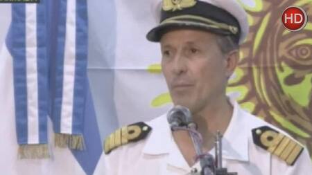 Enrique Balbi, nuevo parte de la Armada (Canal 26)