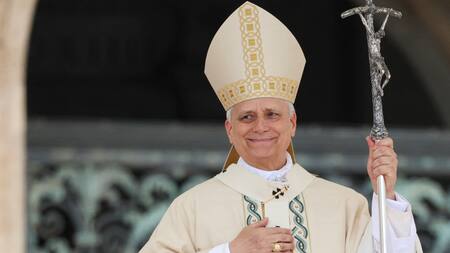 Entronización del Papa León XIV. Foto: Reuters/Claudia Greco.
