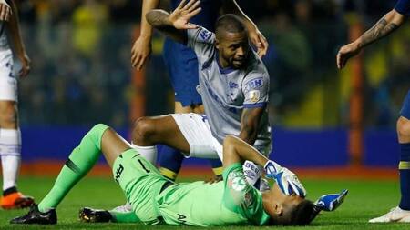 Lesión de Estaban Andrada en Boca - Cruzeiro