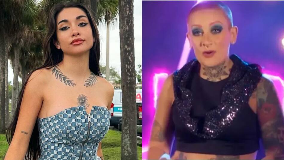 María Becerra y Furia de Gran Hermano. Fotos: Instagram y captura.