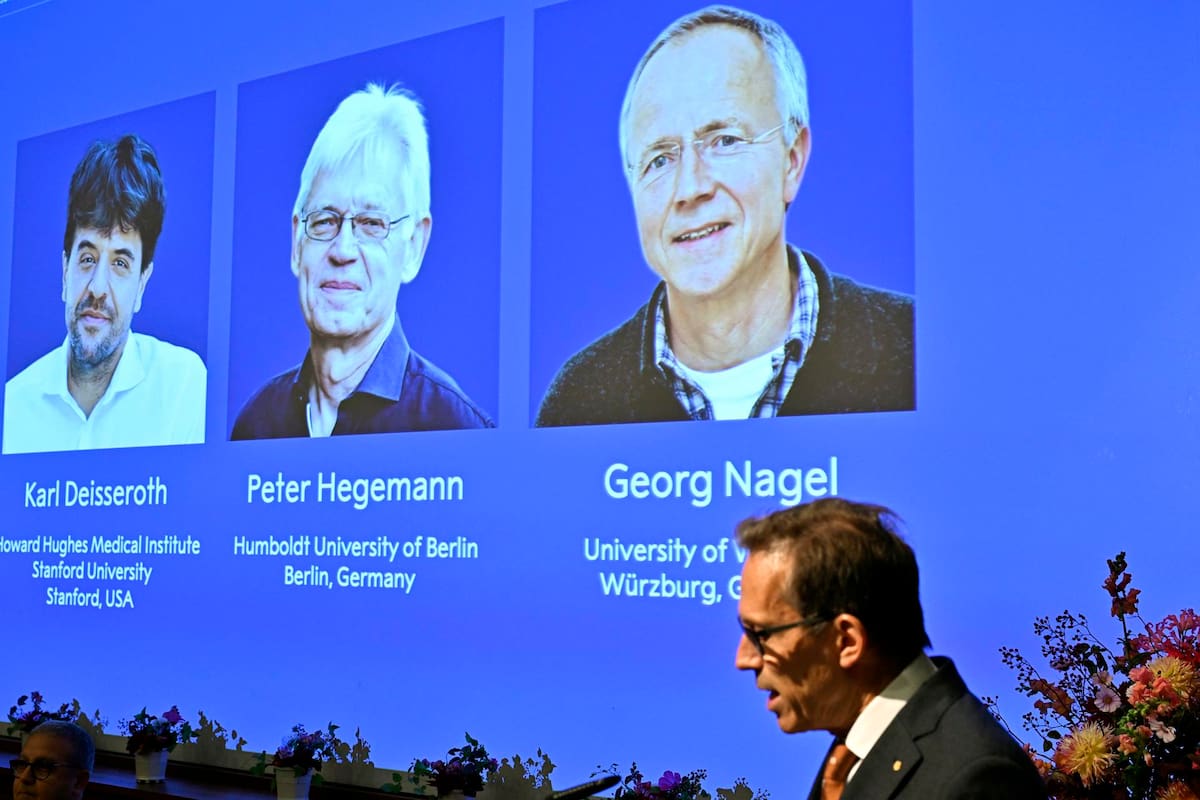 El premio Nobel distingue a los pioneros de la optogenética.
