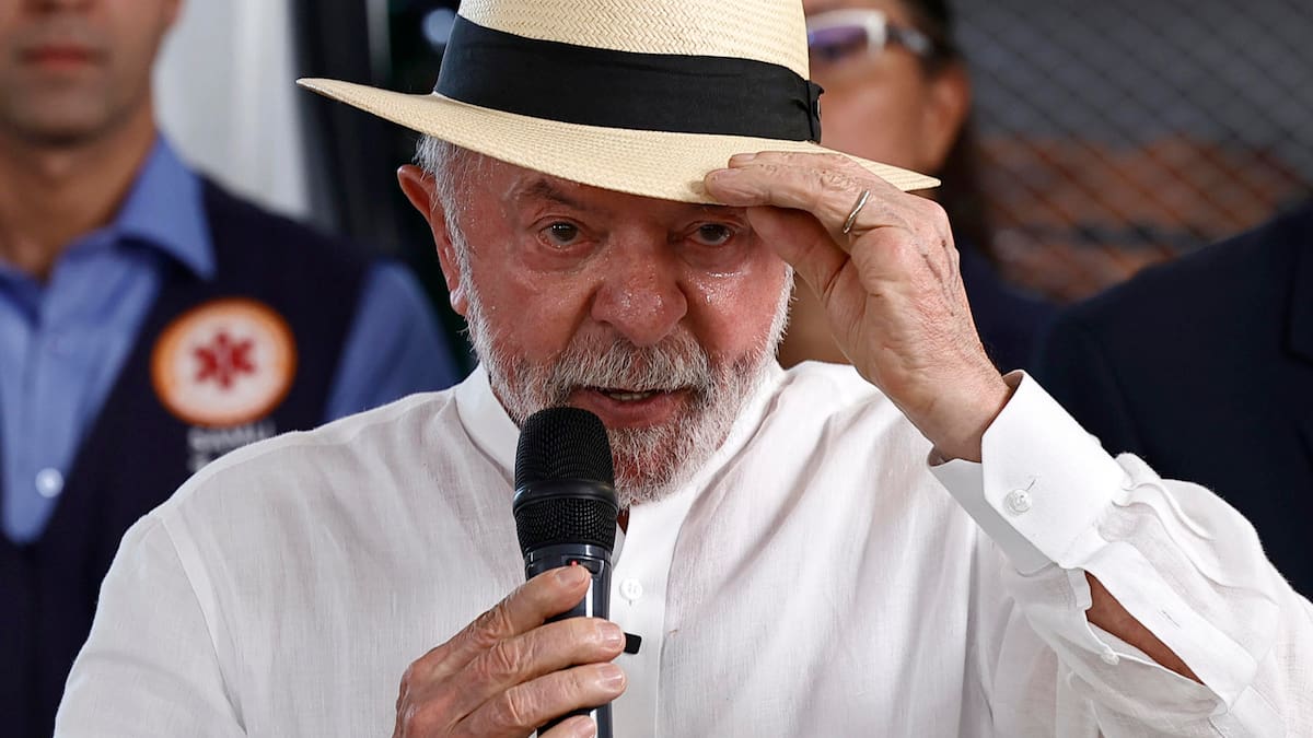 Lula da Silva, presidente de Brasil.