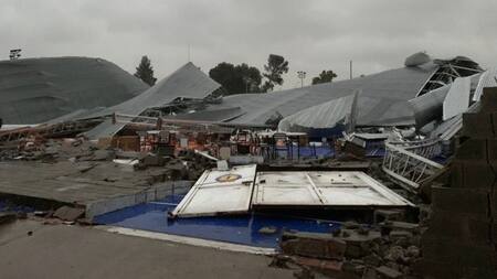 Temporal en Bahía Blanca. Foto: X