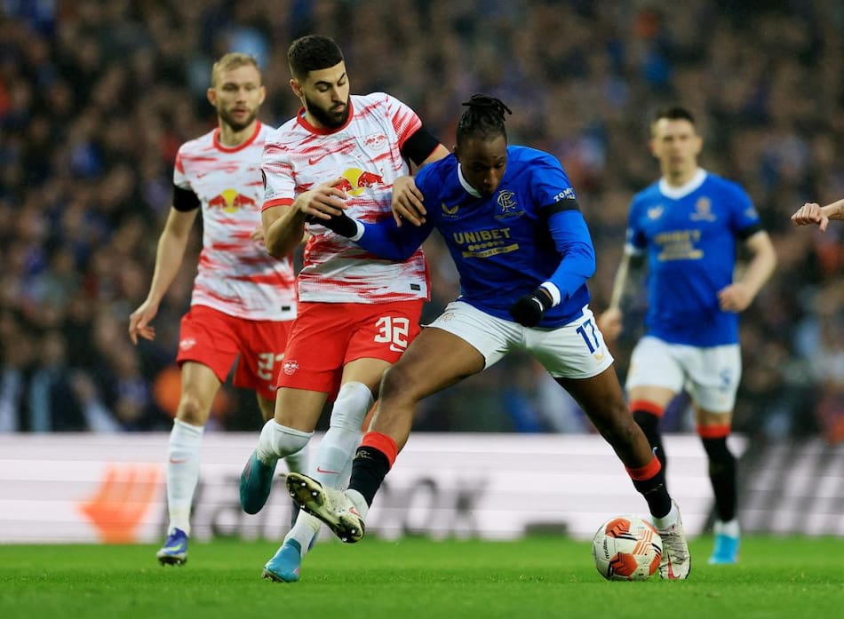 Europa League, Rangers vs. Leipzig. Foto: REUTERS.