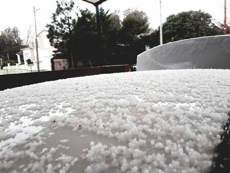 Graupel. Foto: SMN
