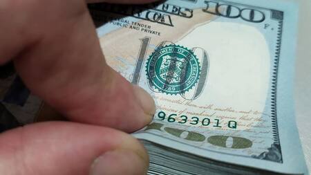 Dólar, Dólares, billetes de dólar, foto NA