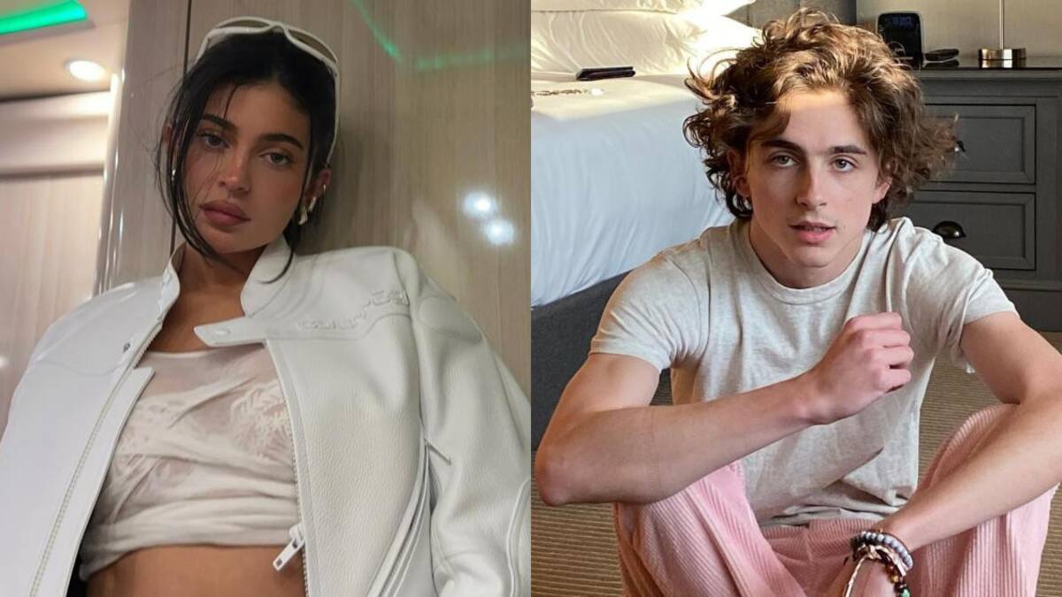Kylie Jenner y Timothée Chalamet. Fotos: Instagram/kyliejenner - tchalamet