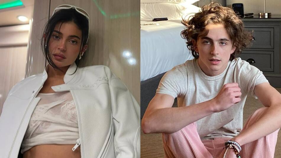 Kylie Jenner y Timothée Chalamet. Fotos: Instagram/kyliejenner - tchalamet